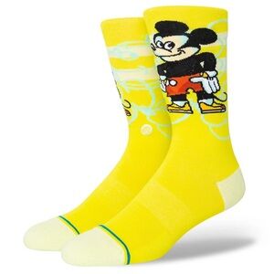 STANCE Unisex Disney Crew Socks - MICKEY DILLON FROELICH